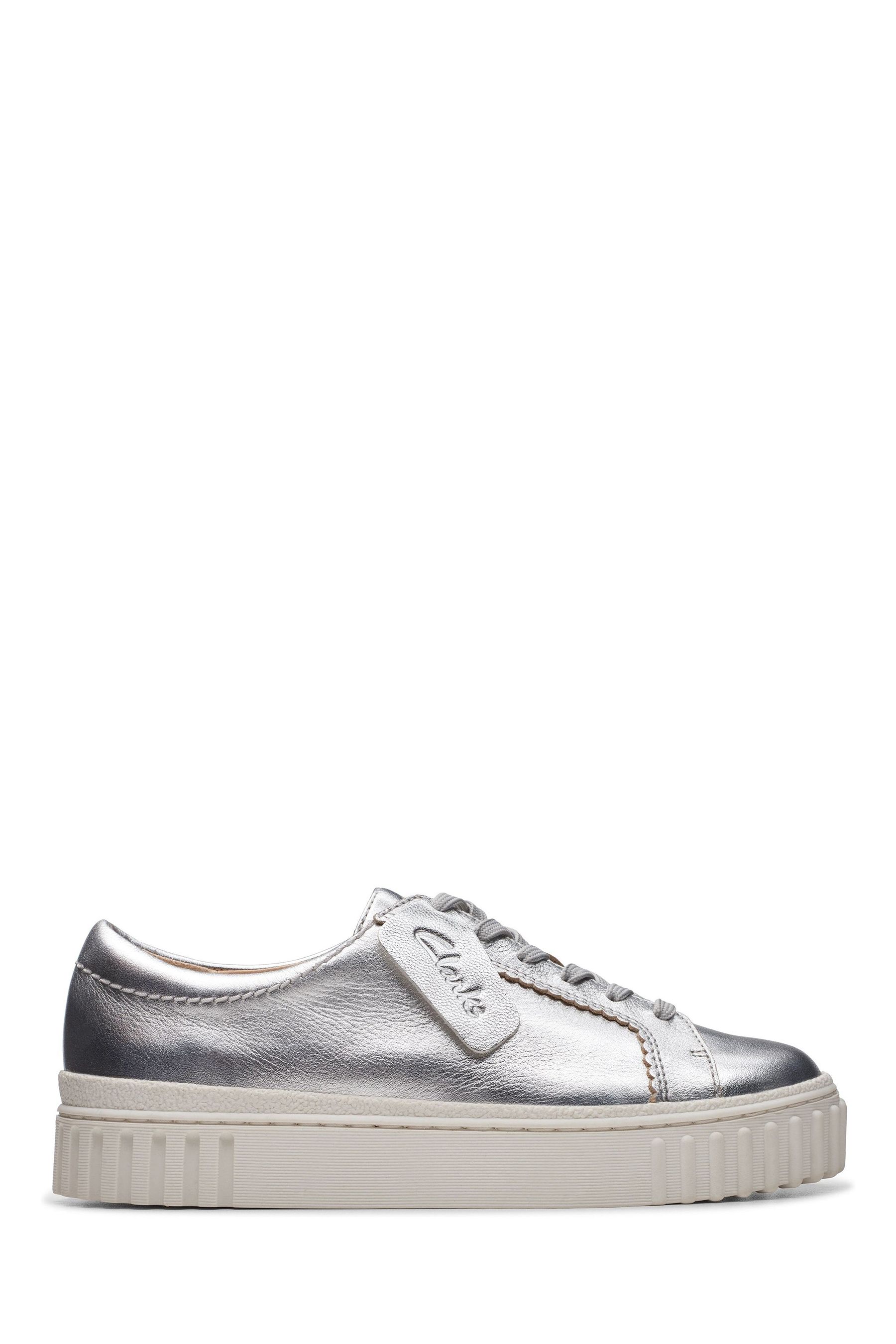 Clarks silver heels deals