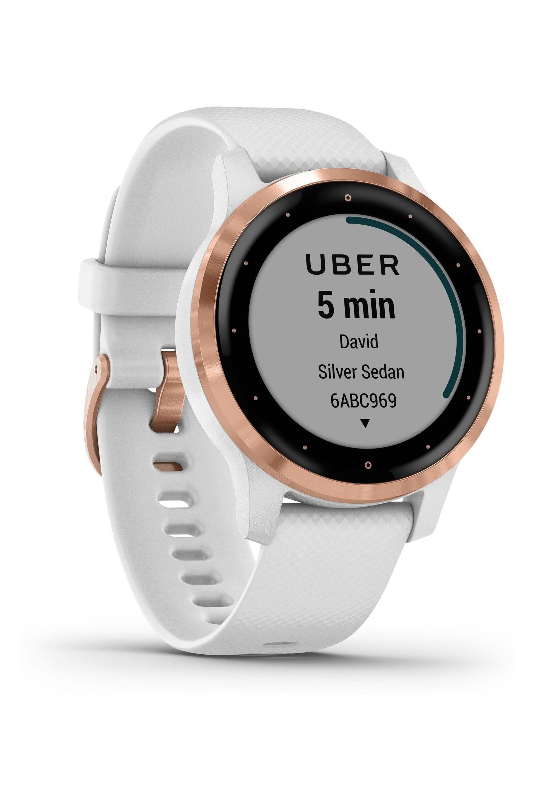 Garmin vivoactive 4s white sales rose gold gps smartwatch