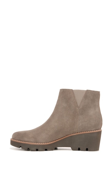 Vionic Grey Suede Hazal Ankle Boots
