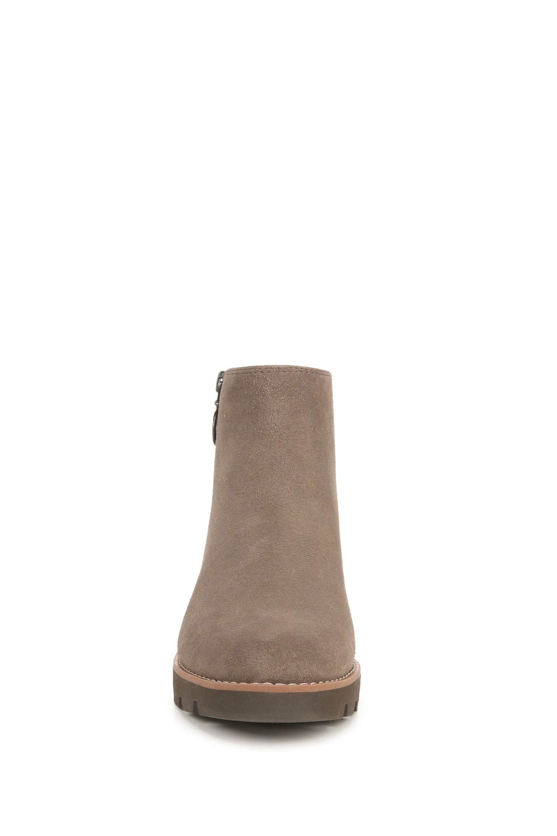 Vionic Grey Suede Hazal Ankle Boots