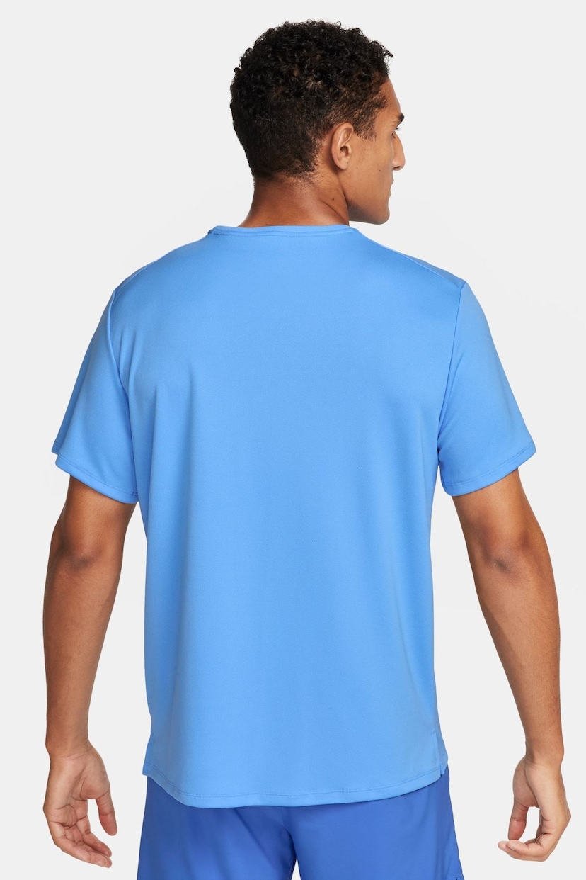 Nike Light Blue Miler Dri-FIT UV Running T-Shirt - Image 2 of 11