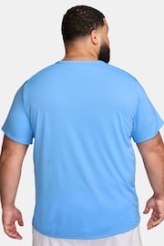 Nike Light Blue Miler Dri-FIT UV Running T-Shirt - Image 8 of 11