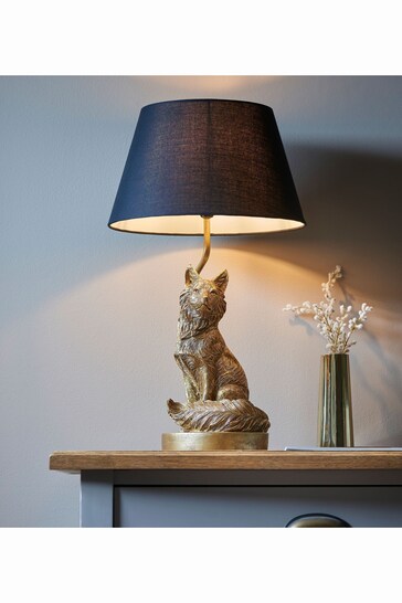 Gallery Home Gold Fox Table Lamp