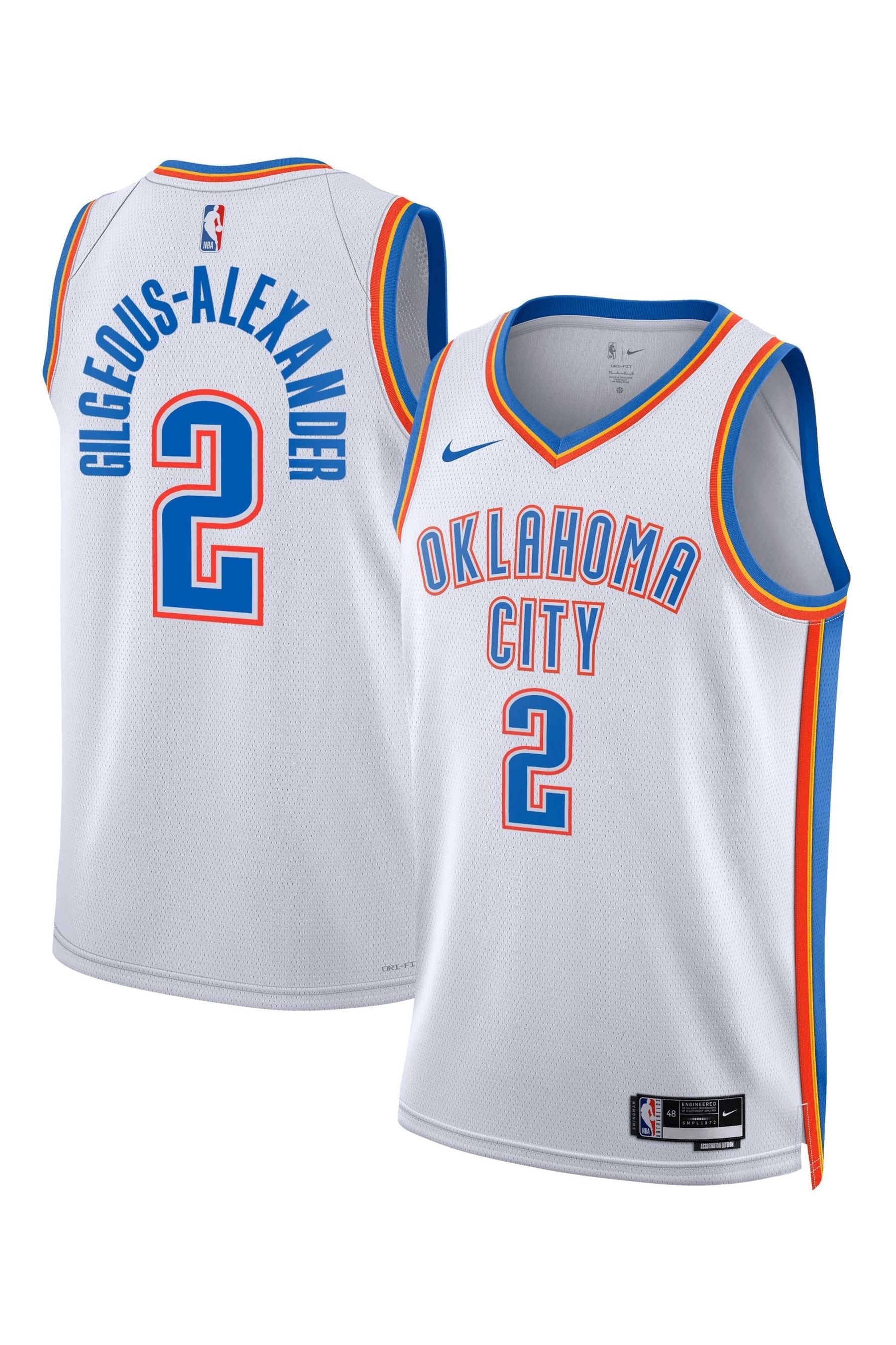 Okc jersey white best sale