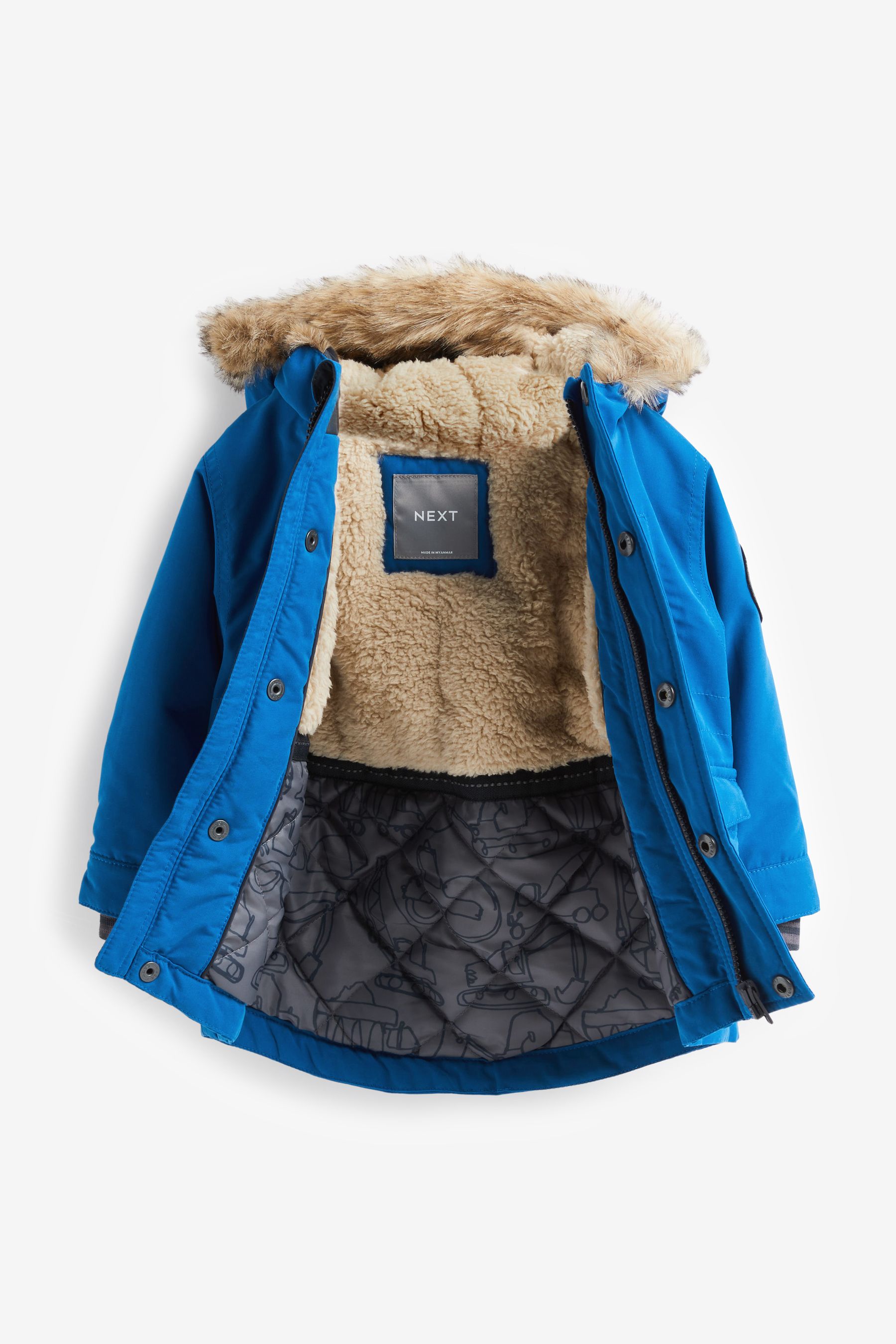Cobalt blue hotsell parka