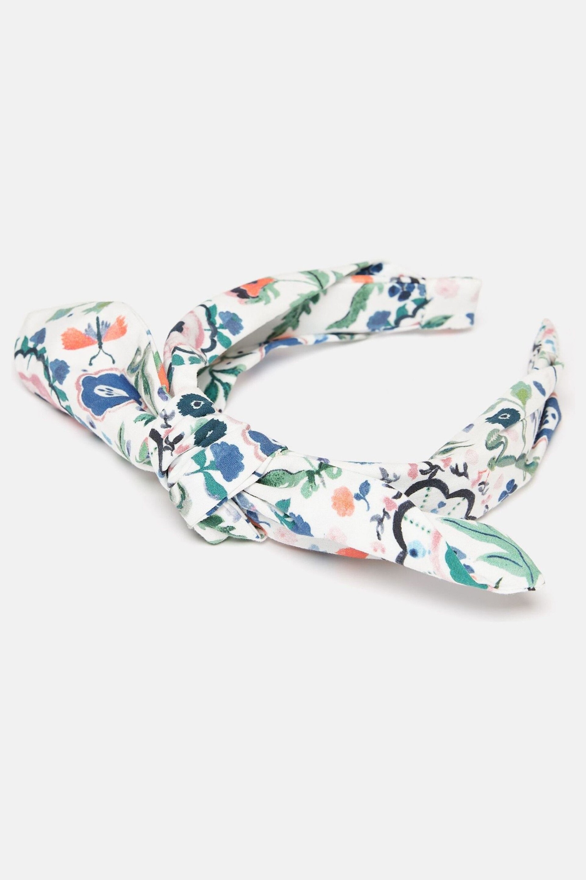 Joules Shelley Floral Girls' Printed Headband - Image 2 of 3