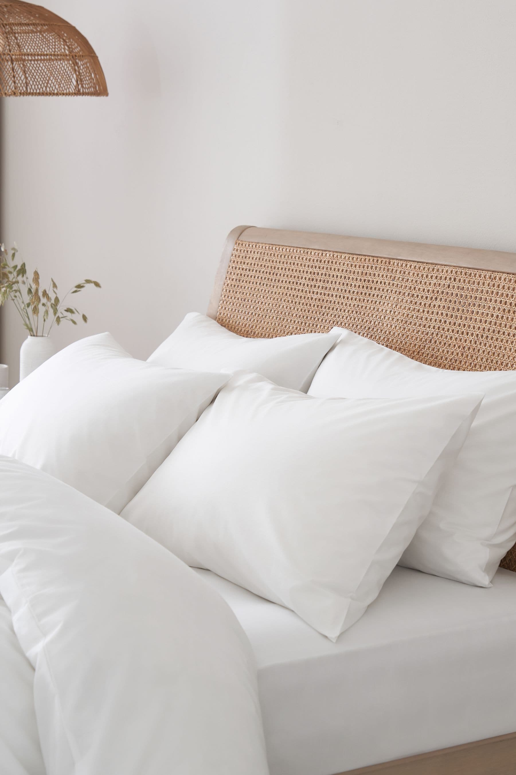 Buy Set of 2 White Collection Luxe 200 Thread Count 100 Egyptian