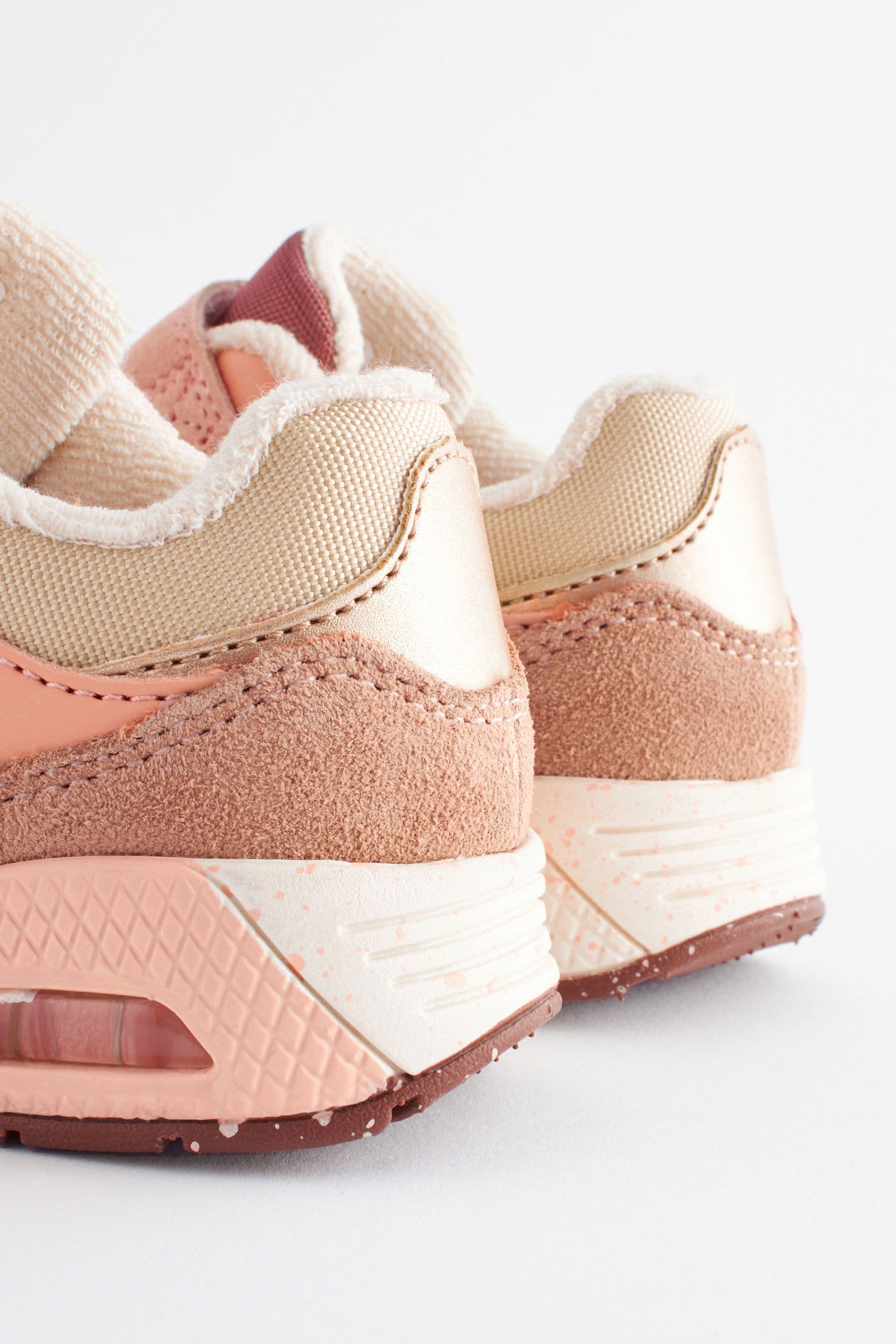 Pink chunky trainers store