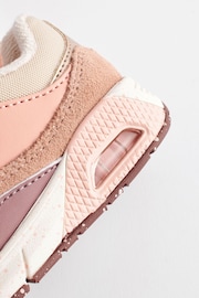 Neutral/Pink Elastic Lace Chunky Trainers - Image 7 of 7