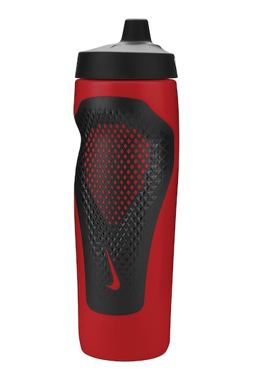 Nike Red Refuel Grip Water Bottle 710ml