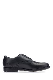 Start-Rite Pri Brogue Lace-up Black Leather School Shoes F & G Fit - Image 5 of 7