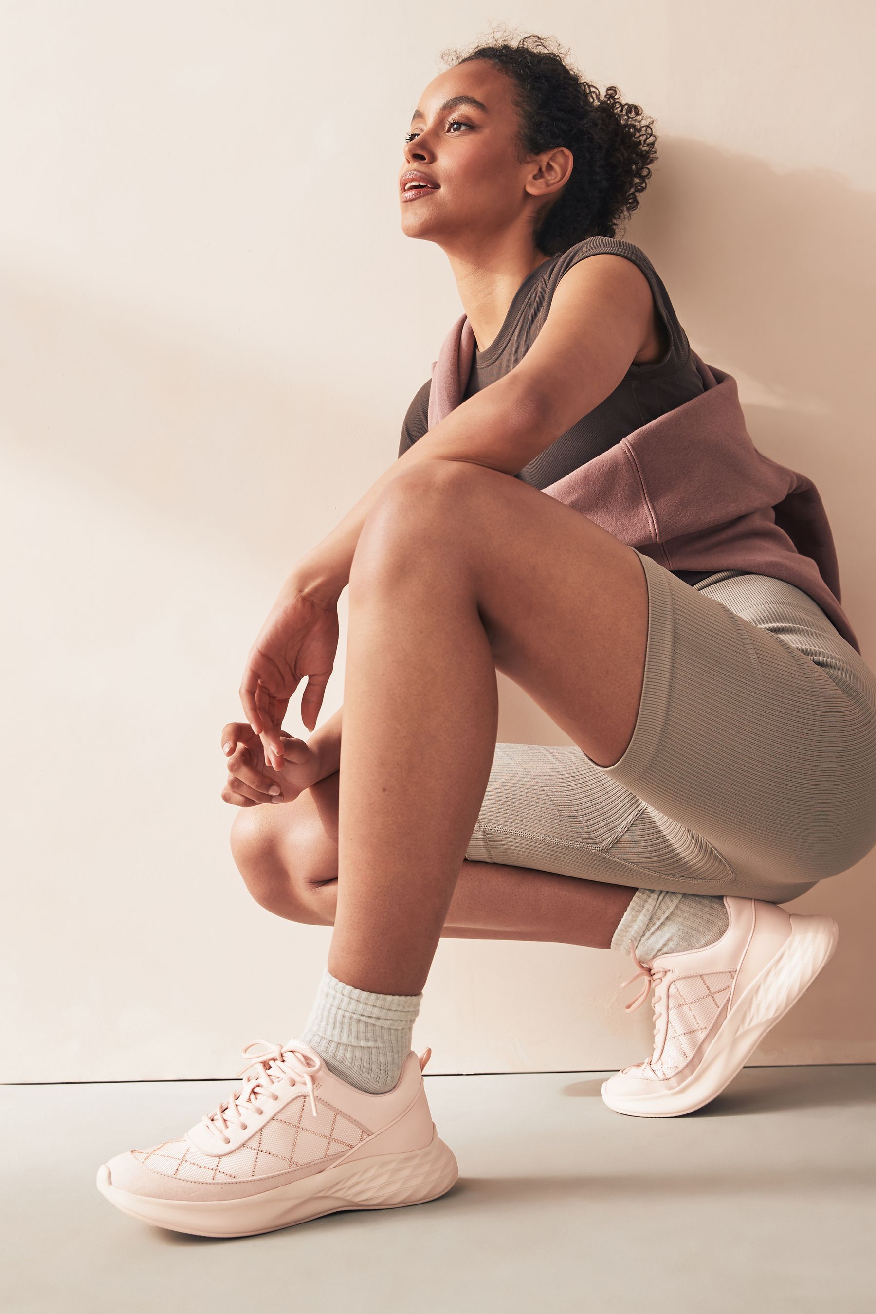 Nude sock trainers on sale