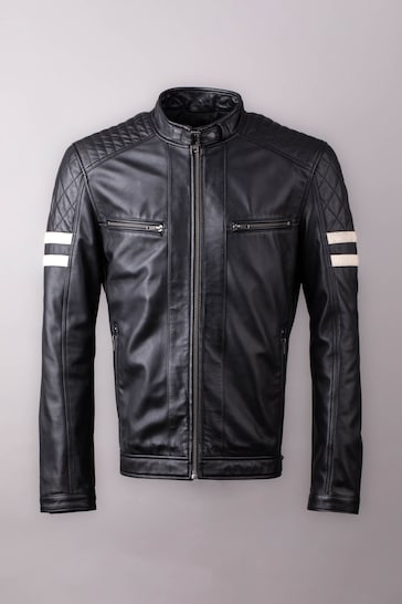 Lakeland Leather Charlie Leather Biker Jacket