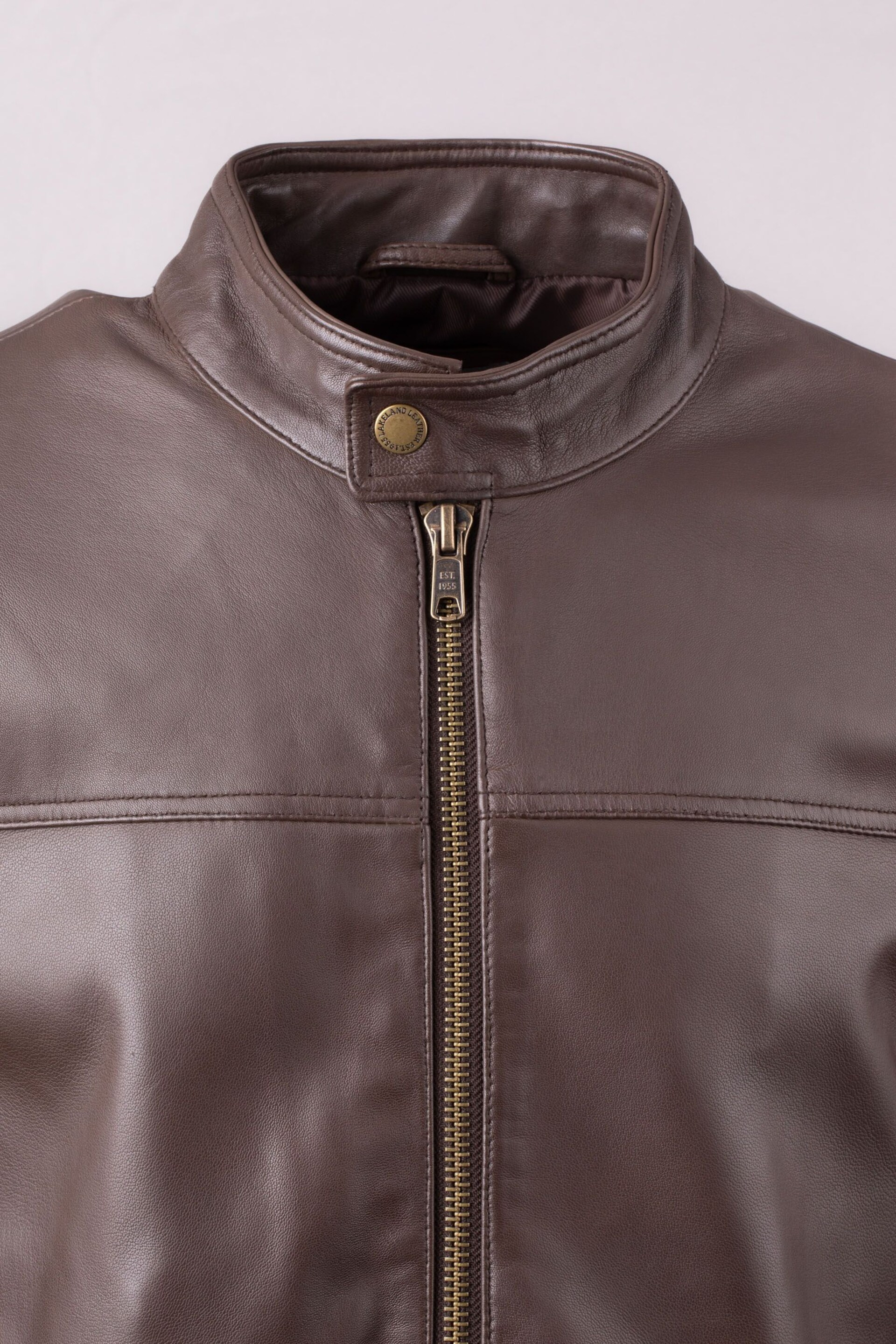 Lakeland Leather Brown Corby Leather Jacket - Image 6 of 9