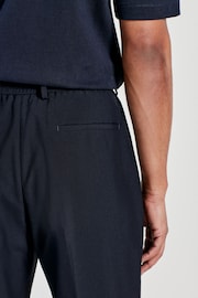 Navy Smart Jogger Trousers - Image 5 of 9