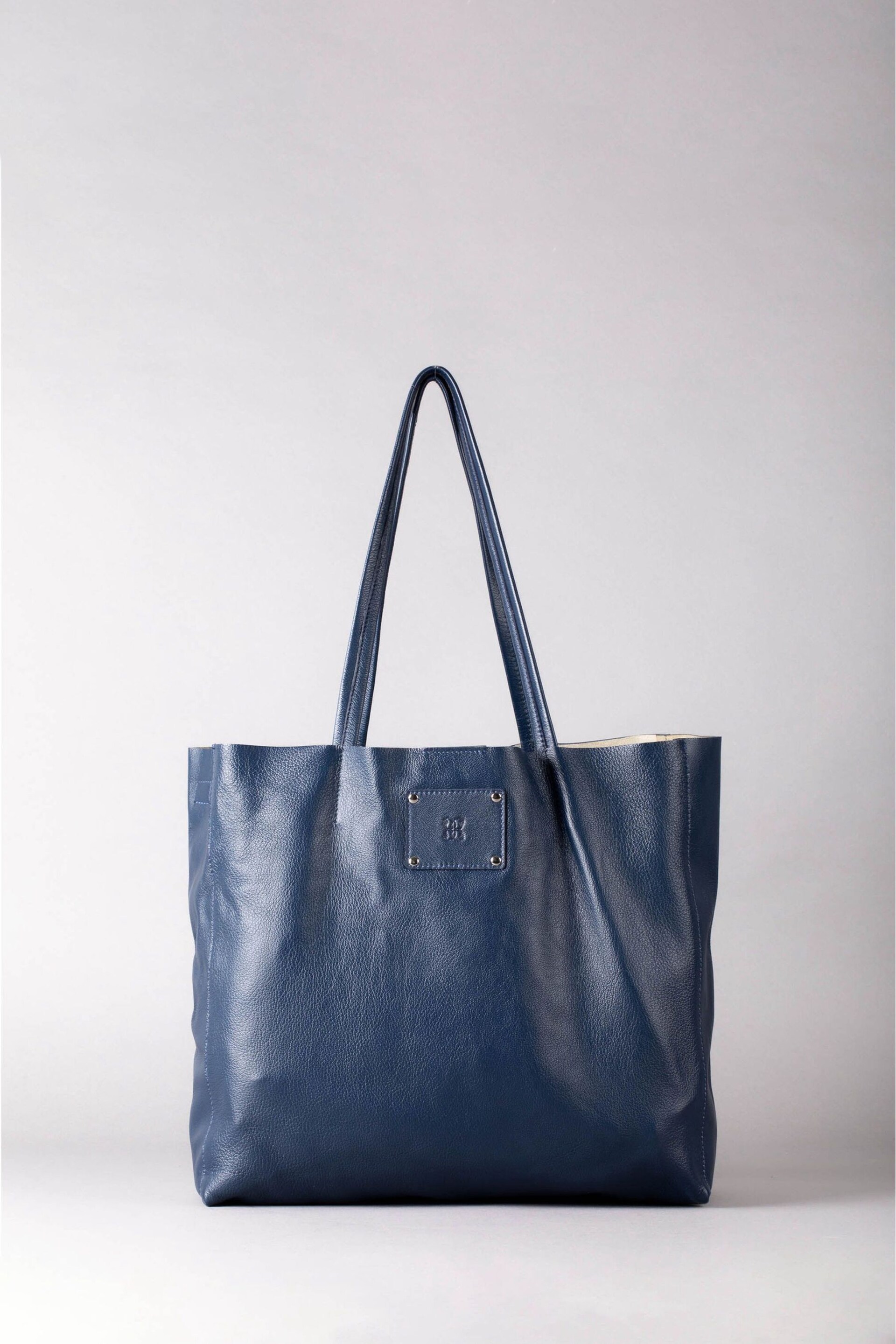 Lakeland Leather Blue Tarn Leather Bucket Bag - Image 1 of 8