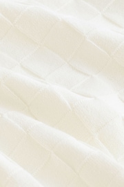 Ecru White Knitted Textured Trophy Polo - Image 7 of 7