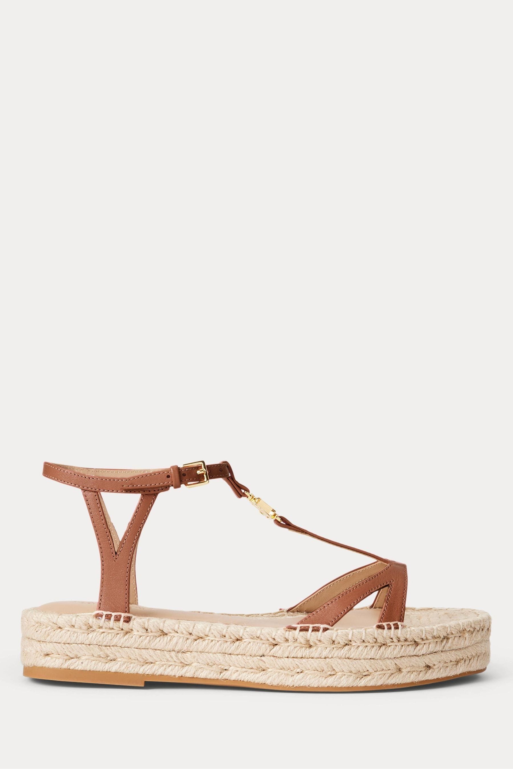 Buy Lauren Ralph Lauren Payton Burnished Leather Espadrilles from the Next UK online shop