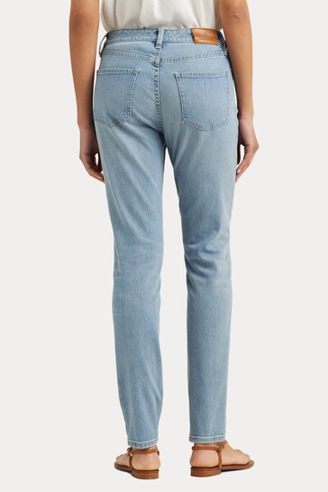 Lauren Ralph Lauren High-Rise Skinny Ankle Jeans