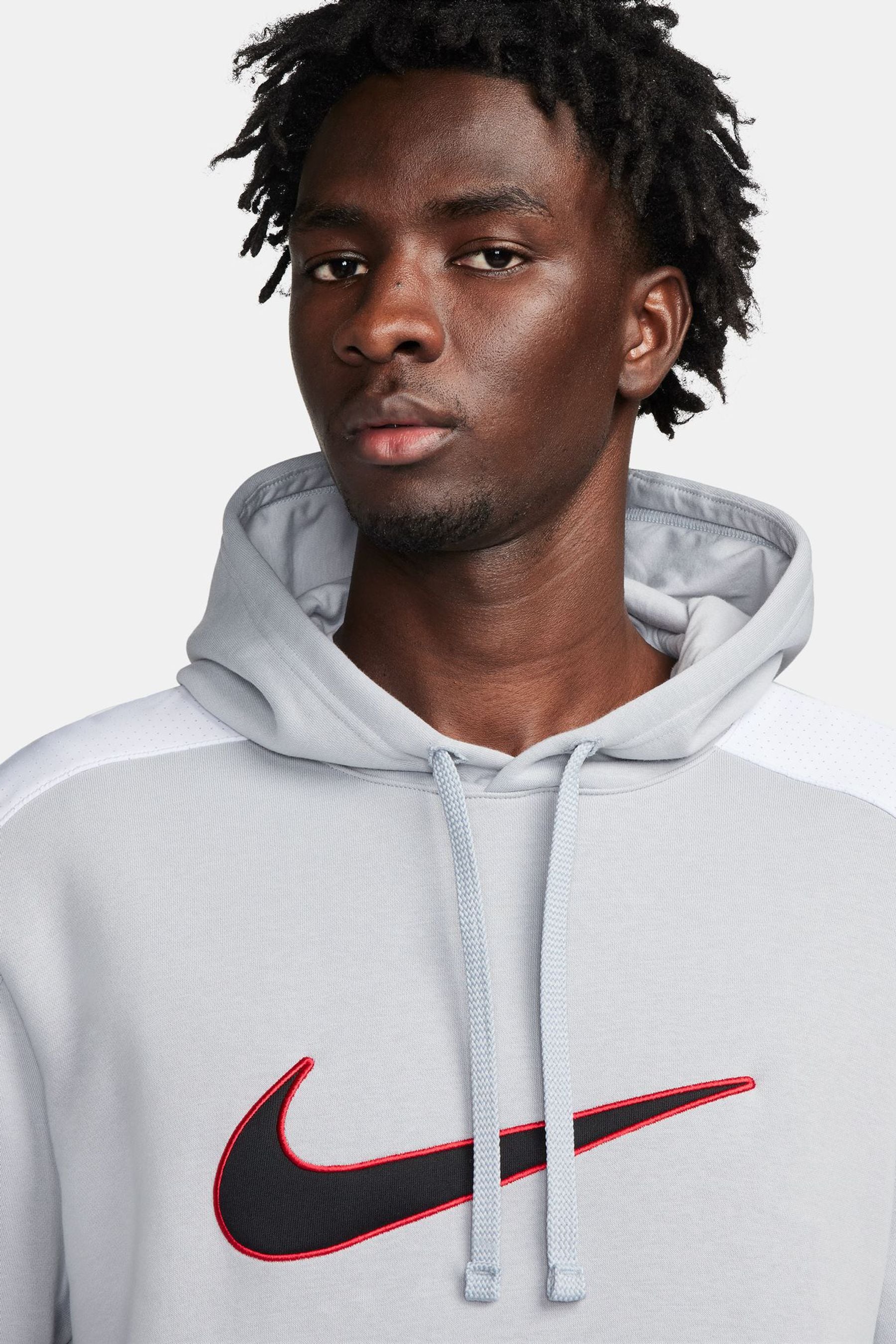 Buy Nike Grey Sportswear Colour Block Hoodie from Next Luxembourg