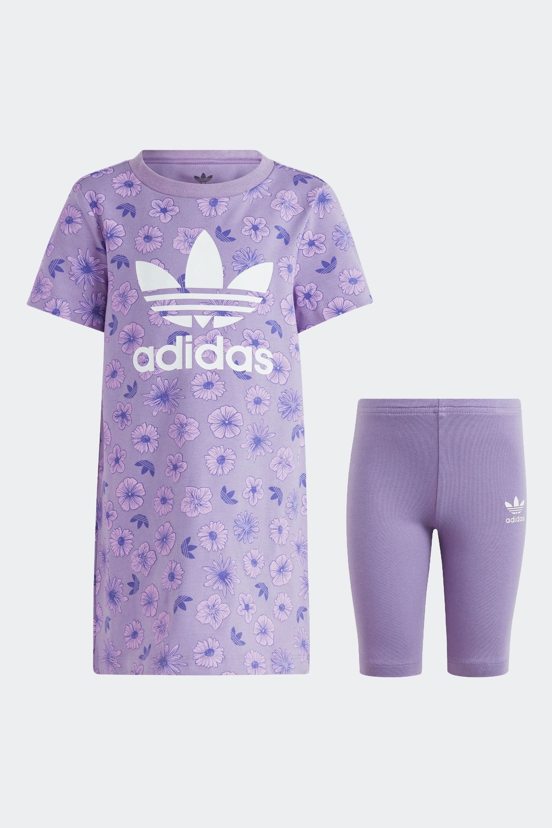 Purple adidas dress online