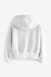 Grey Zip Through Hoodie (3-16yrs) - Image 5 of 6