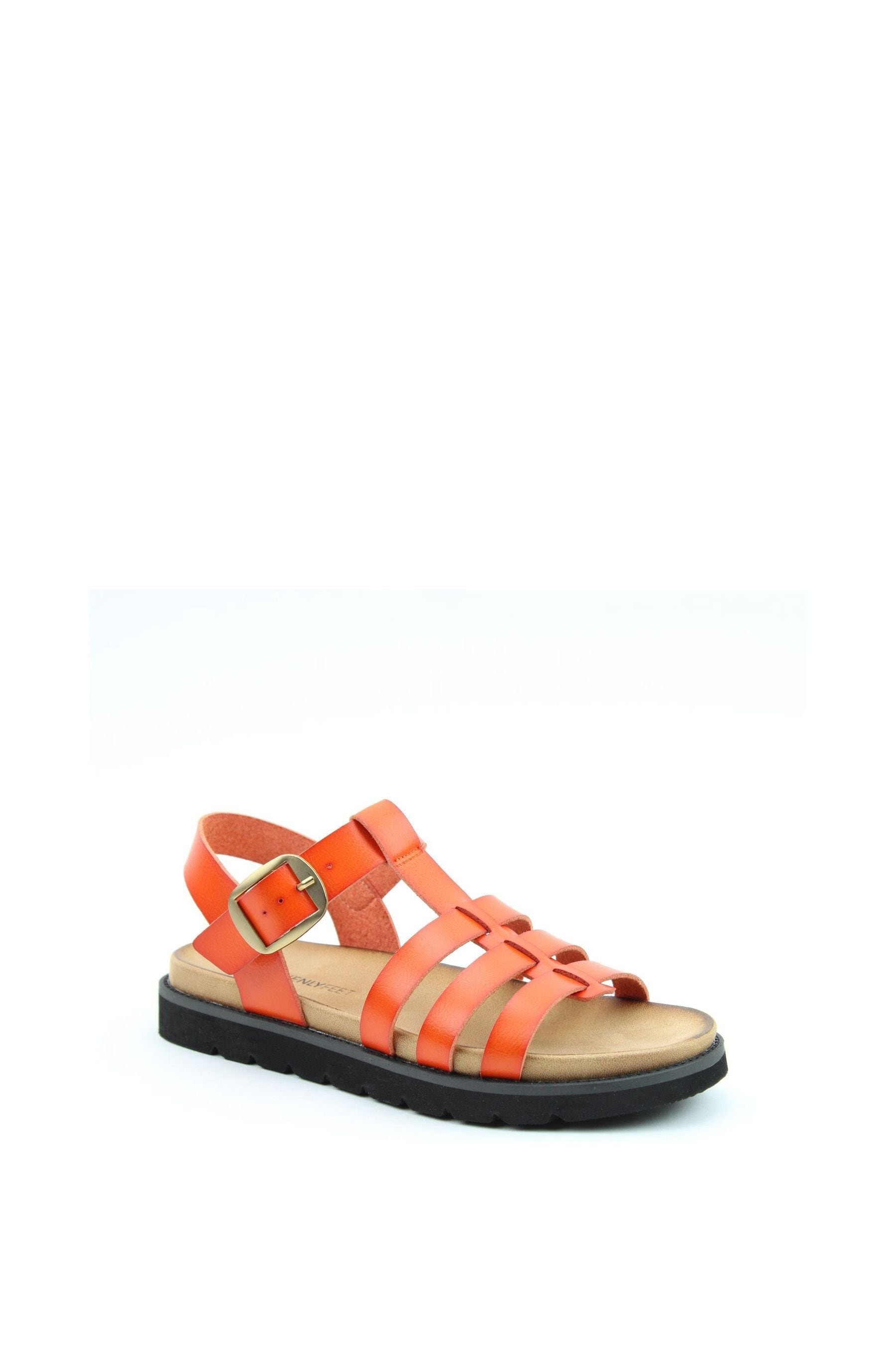 Orange saltwater new arrivals sandals