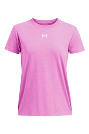 Under Armour Pink Campus Core T-Shirt - Image 3 of 4