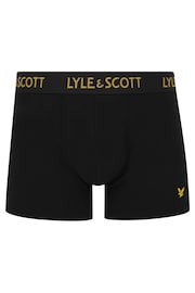 Lyle & Scott Barclay Underwear Black Trunks 3 Pack - Image 2 of 4