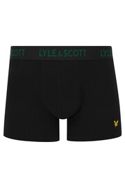 Lyle & Scott Barclay Underwear Black Trunks 3 Pack - Image 4 of 4