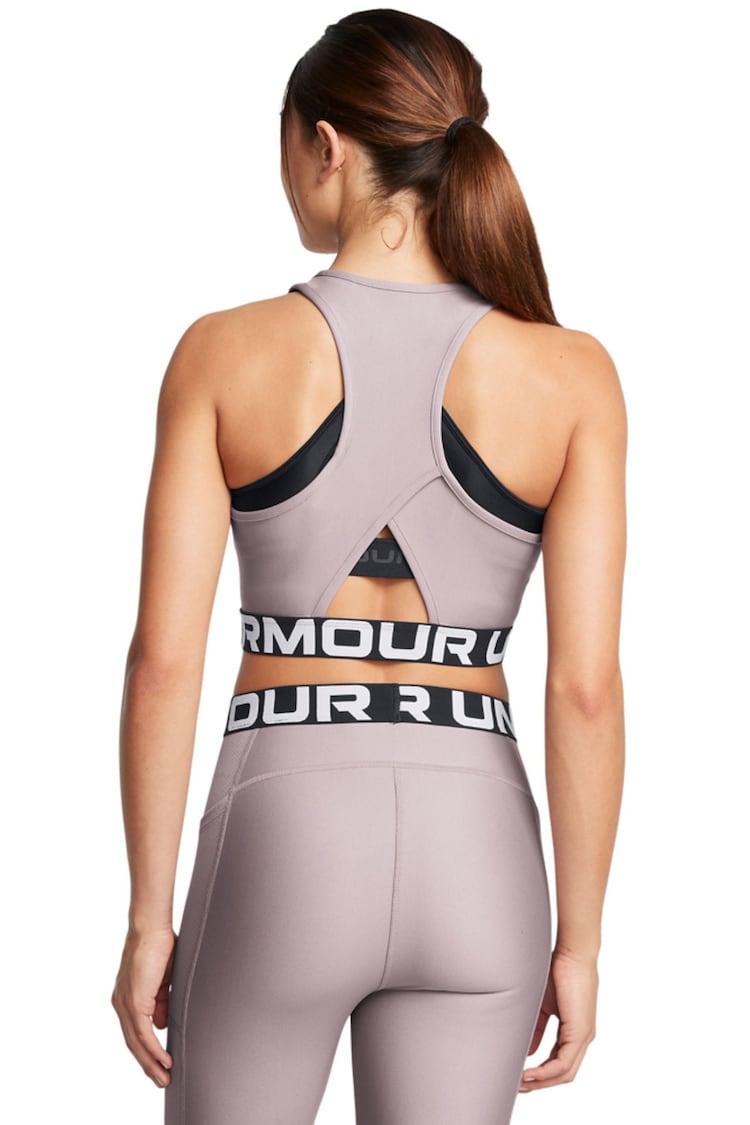 Under Armour Grey HeatGear Rib Vest - Image 2 of 4