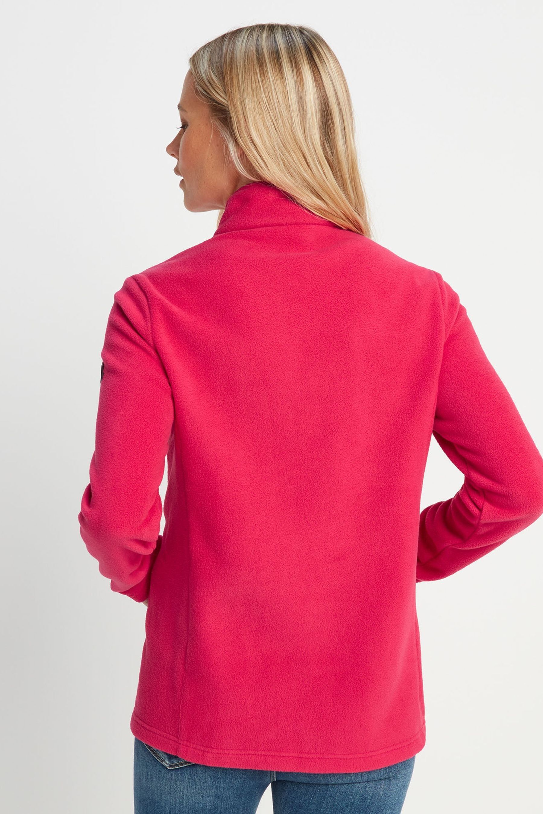 Light pink fleece jacket 2025