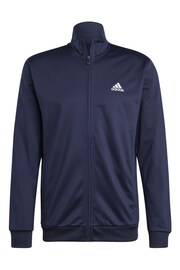 adidas Blue Sportswear Linear Logo Tricot Tracksuit - Image 8 of 8