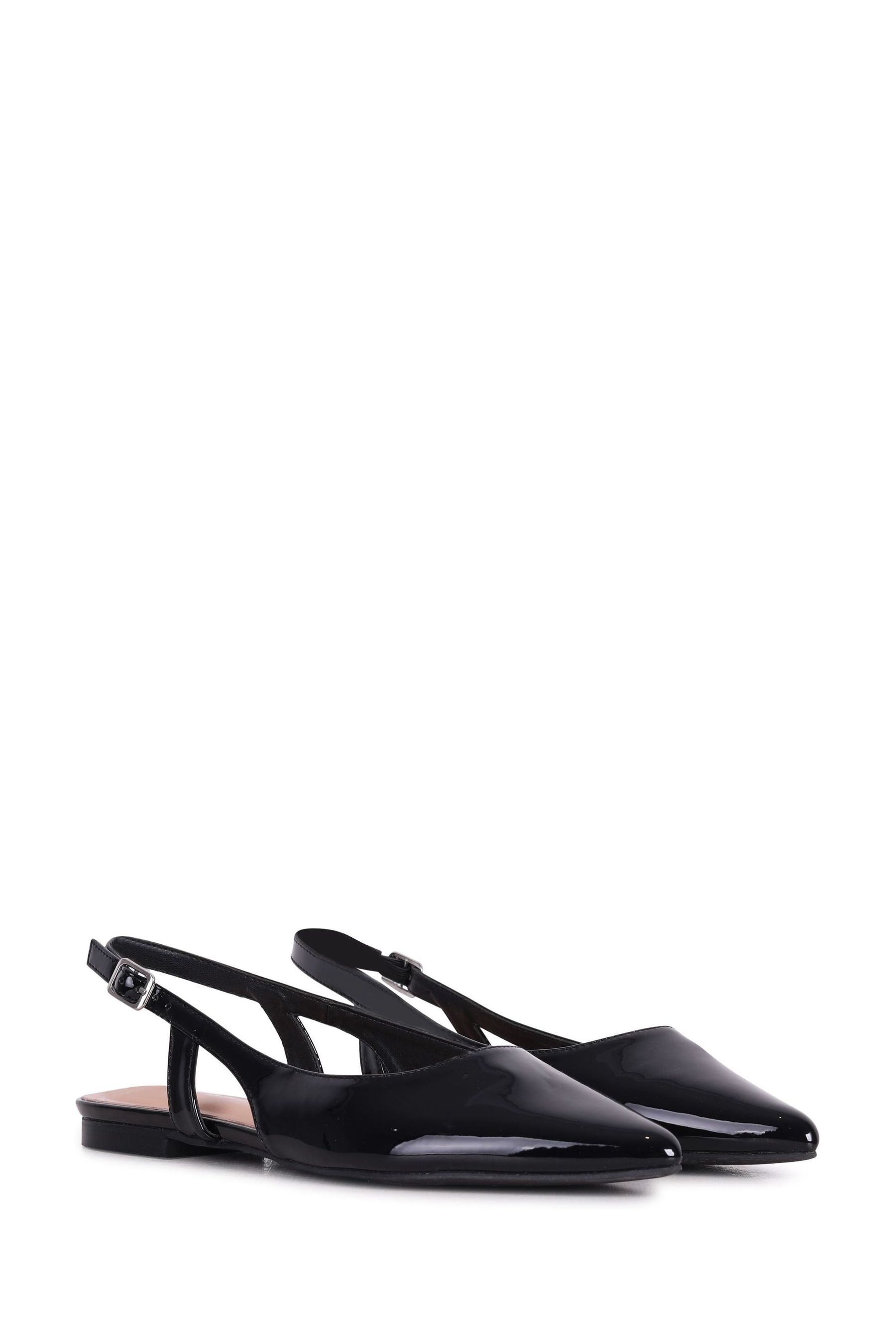 Next black flat shoes online