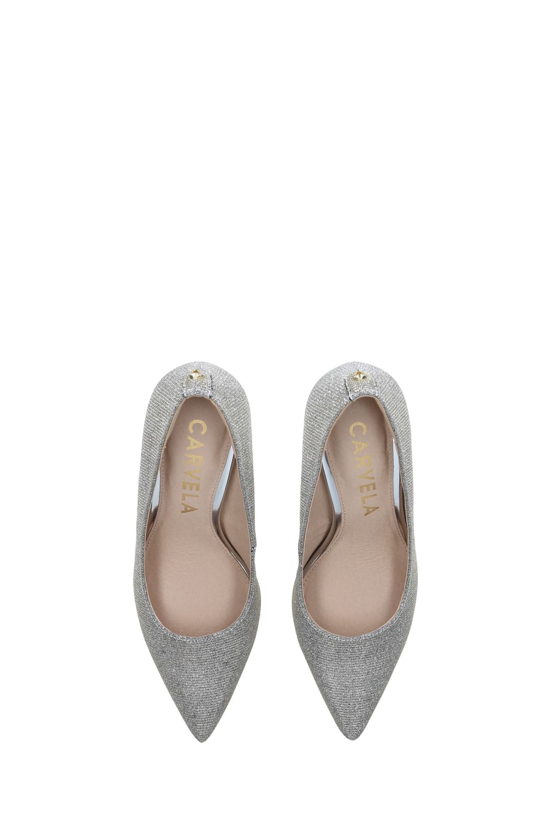 Silver chrome shoes sale