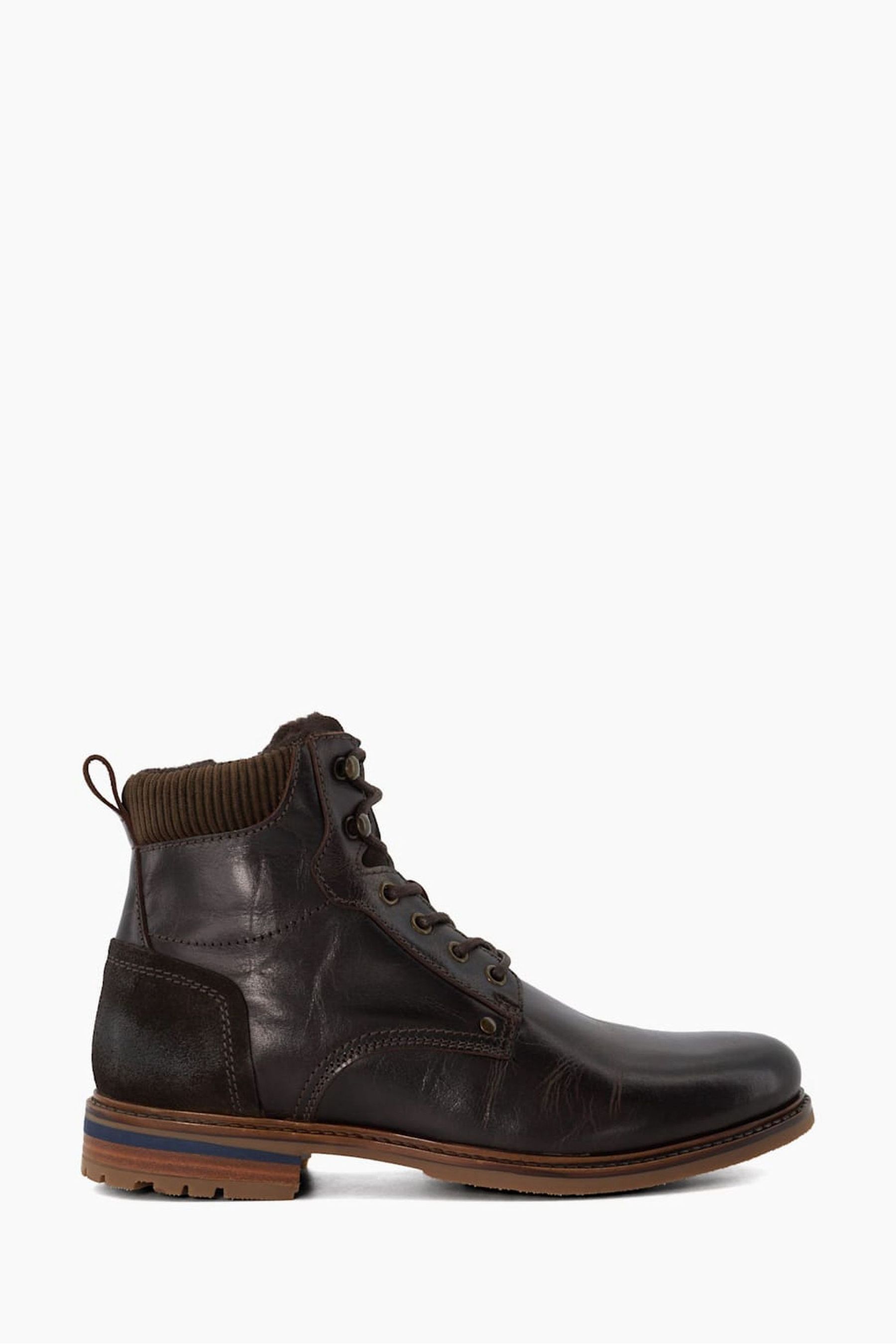 Buy Dune London Coltonn Plain Toe Brown Boots from the Next UK