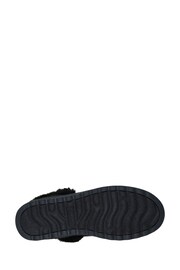 Skechers Black Faux Fur Slip-On Booties - Image 2 of 4