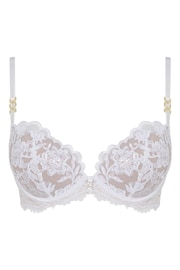 Ann Summers White The Icon Sequin Plunge Bra - Image 4 of 4