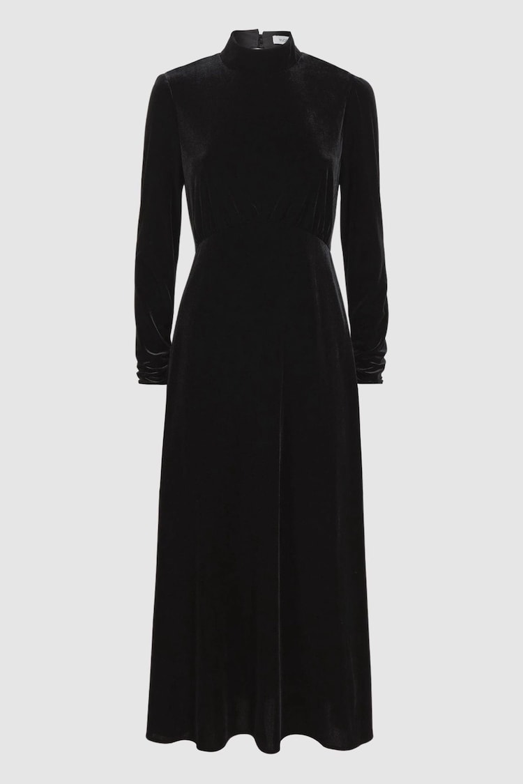 Florere Velvet Midi Dress - Image 2 of 5