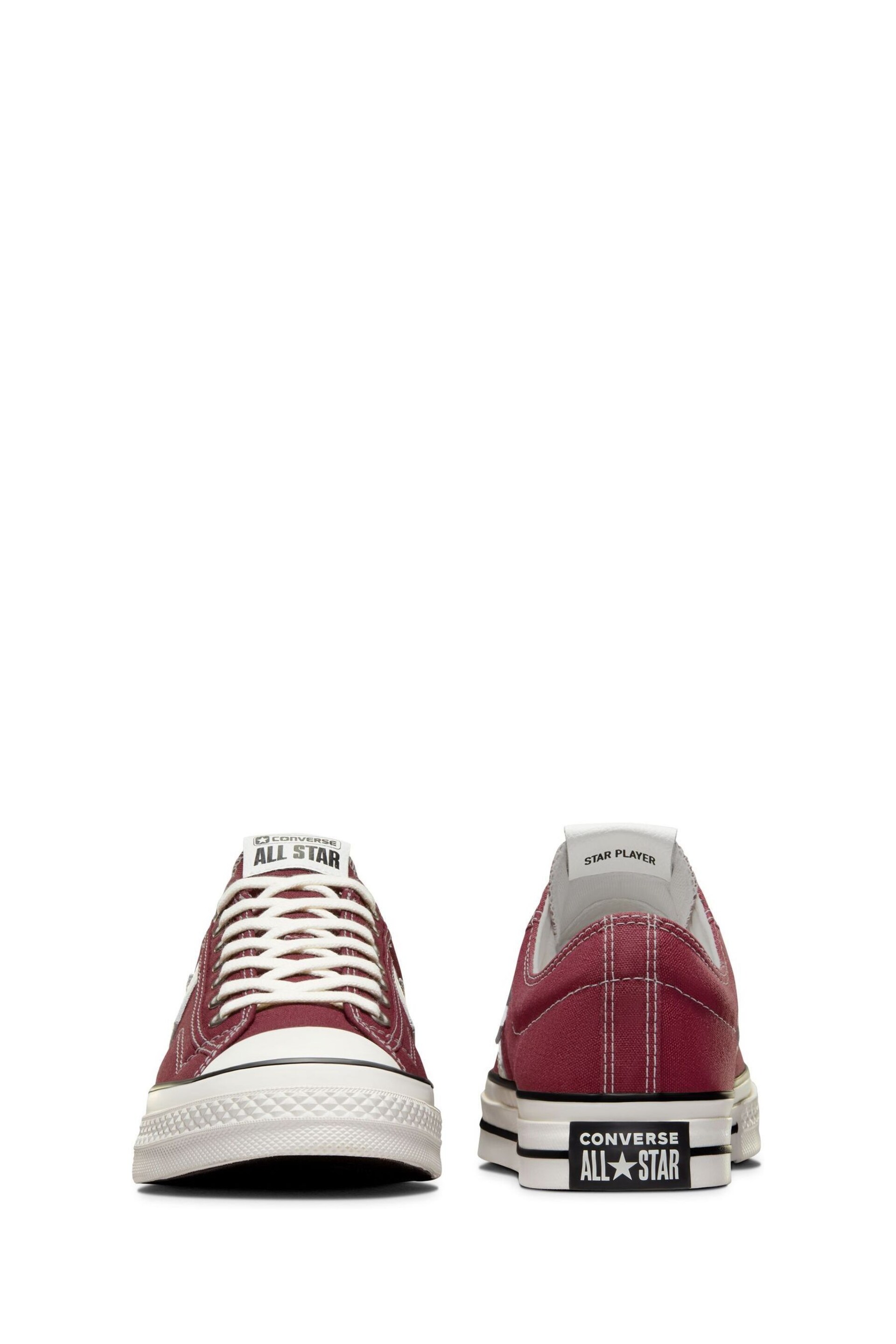 Converse Red Star Player 76 Low Trainers - Image 4 of 7