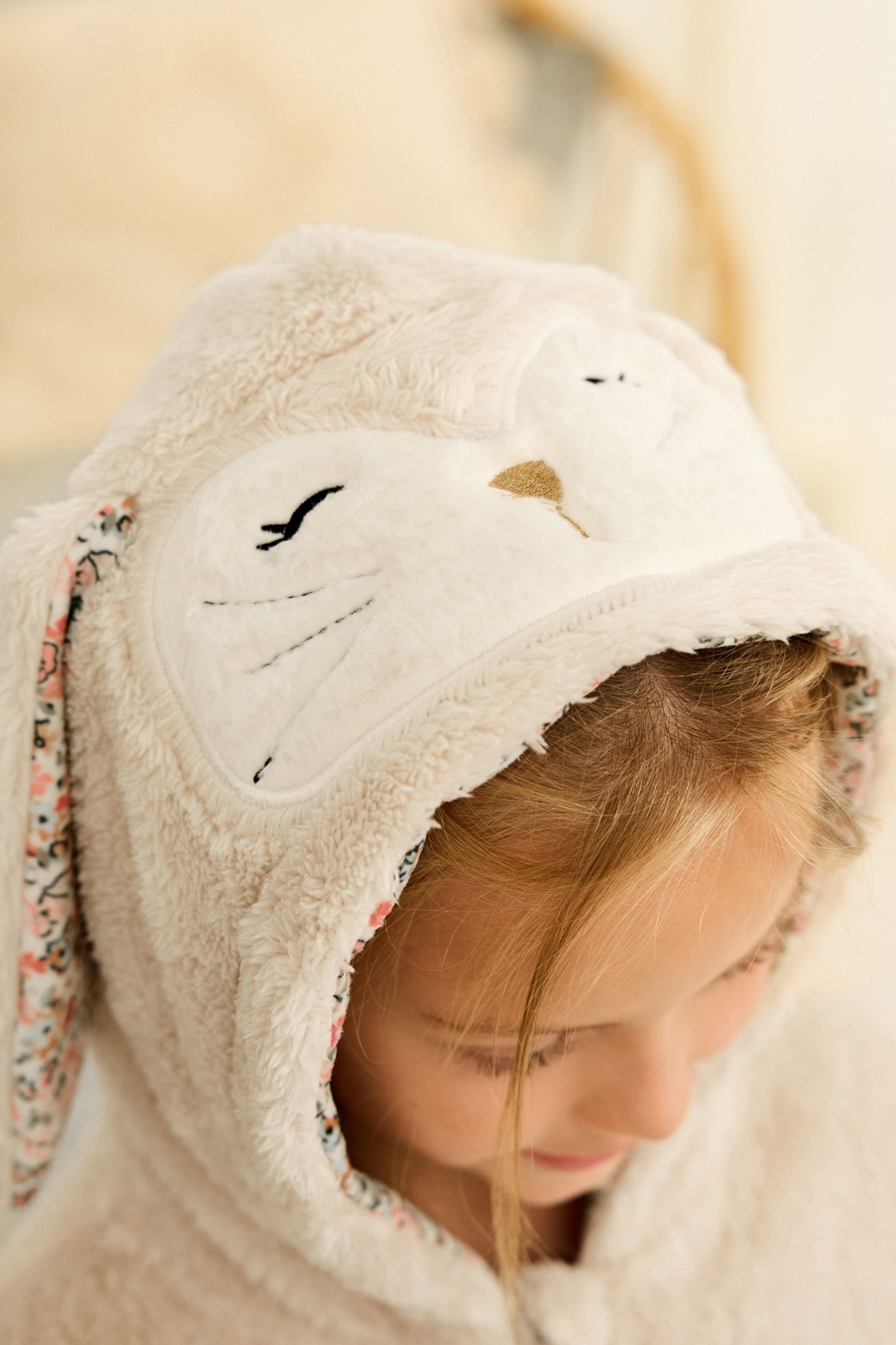 Cream Bunny 3D Teddy Fleece Borg All-In-One (12mths-16yrs) - Image 5 of 8