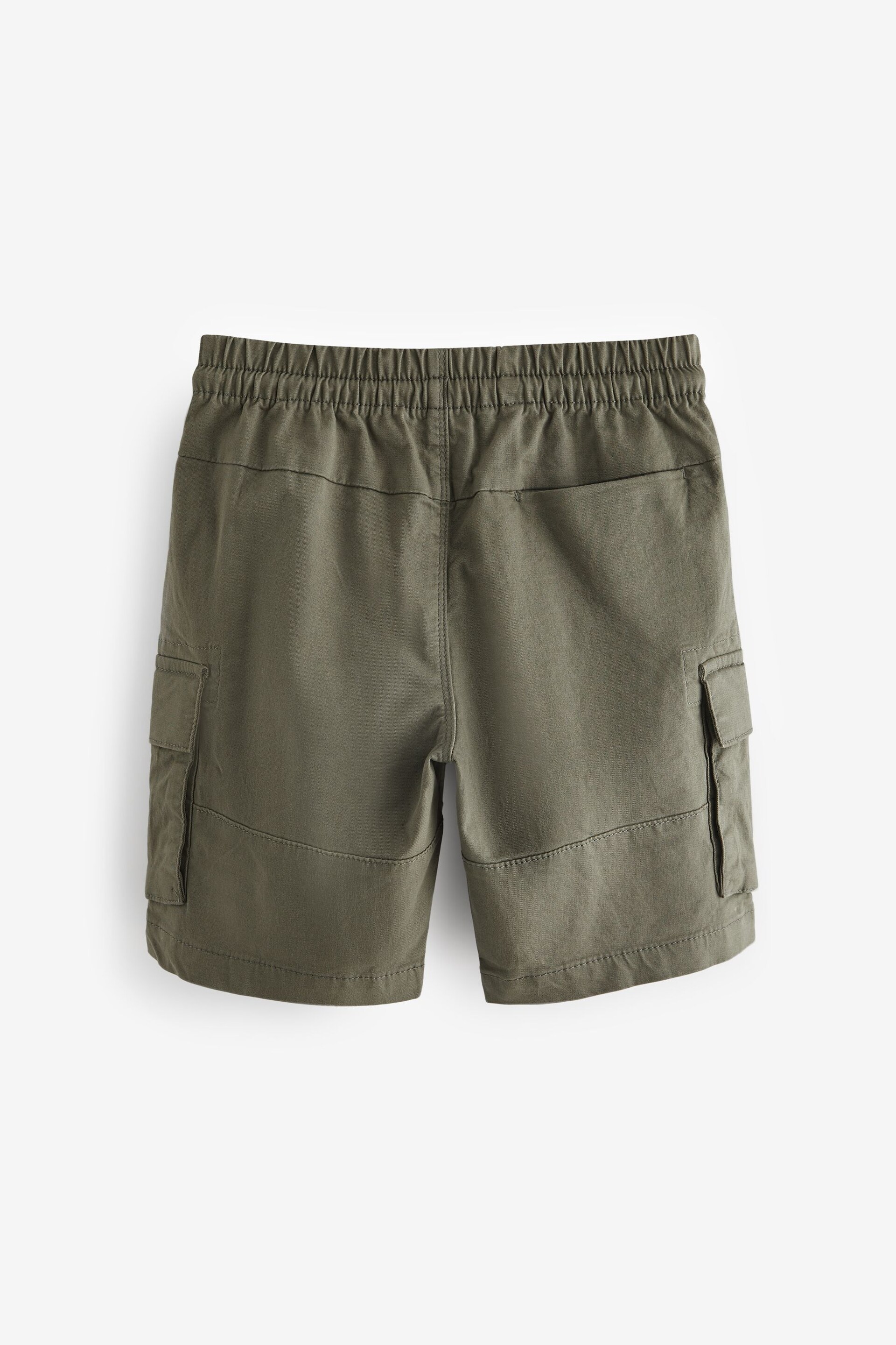 Khaki Green Cargo Shorts (3-16yrs) - Image 2 of 3