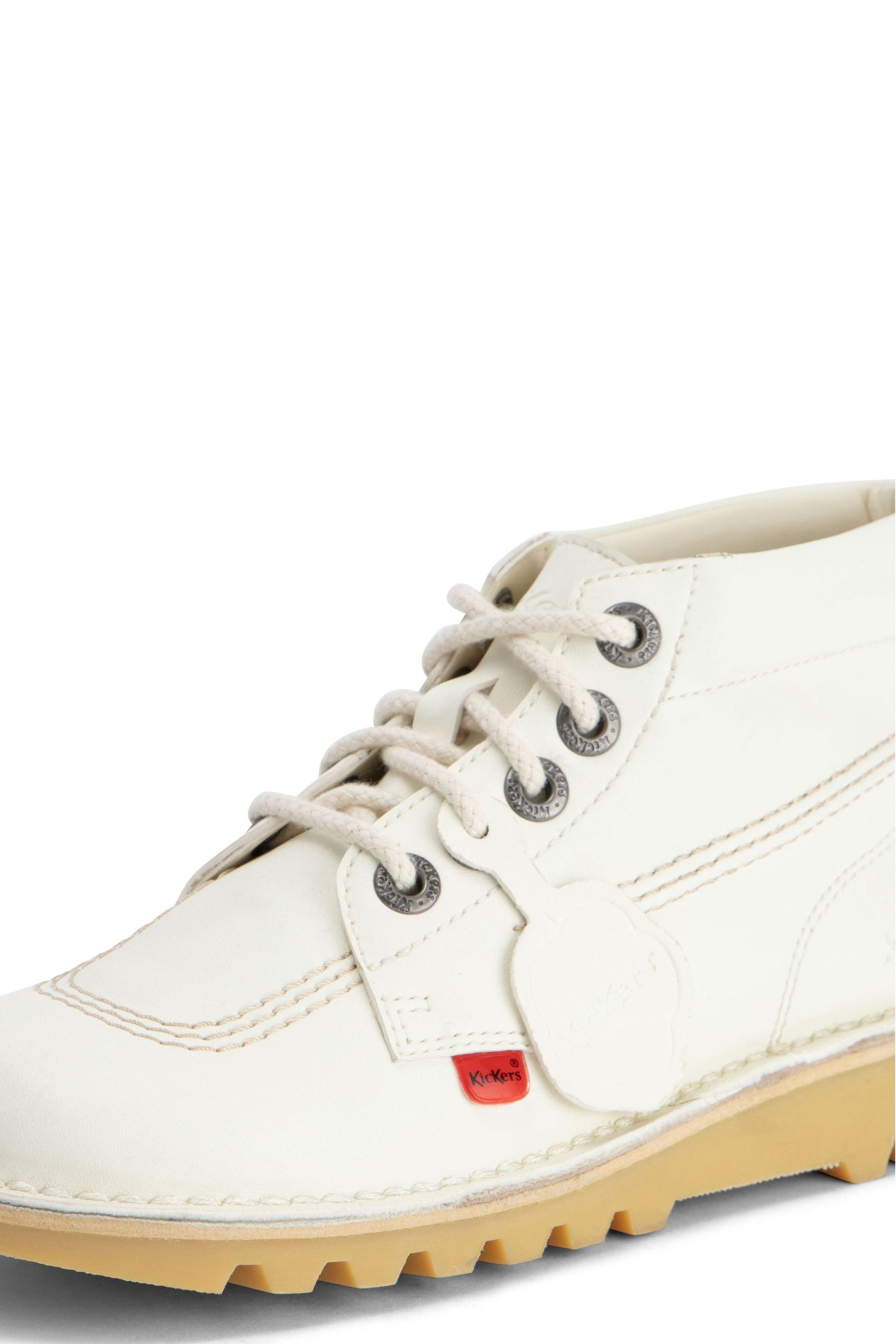 Kickers Kick Hi White Shoes
