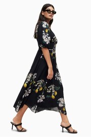 AllSaints Black Aspen Eugenia Dress - Image 4 of 6