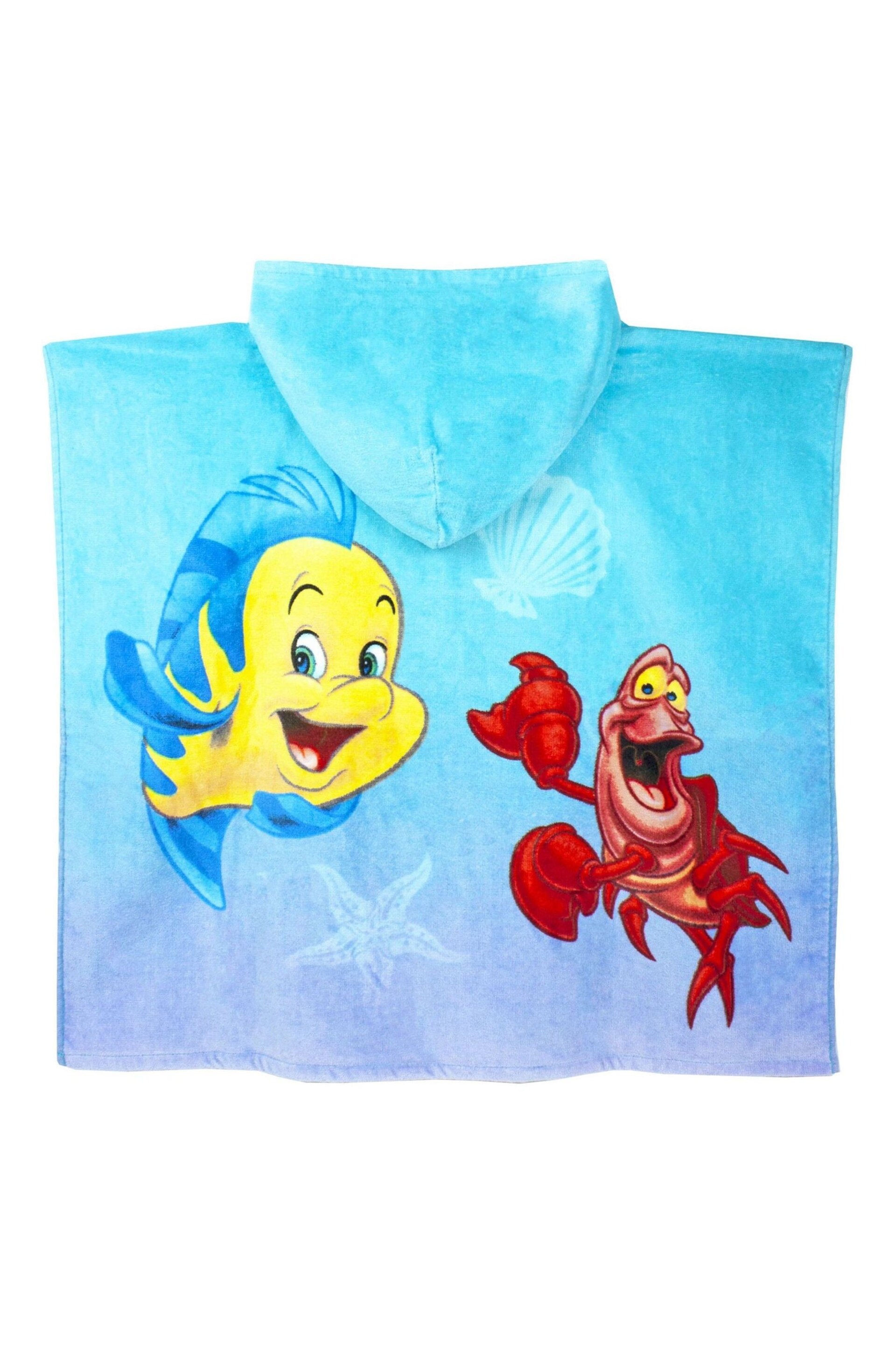 Vanilla Underground Blue Little Mermaid Swimsuit and Towel Poncho Set - Image 3 of 4