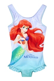 Vanilla Underground Blue Little Mermaid Swimsuit and Towel Poncho Set - Image 4 of 4