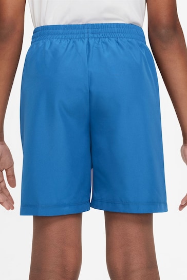 Nike Blue Dri-FIT Multi + Training Shorts