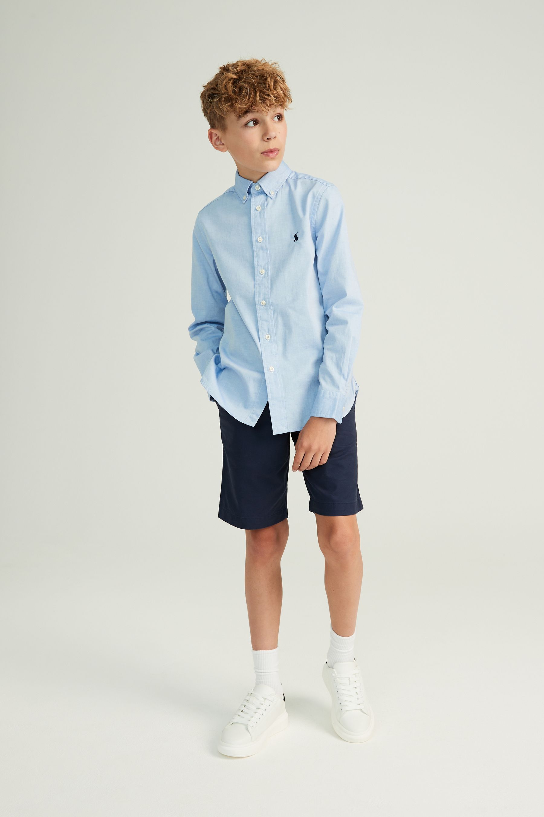 Childrens white ralph lauren shirt store