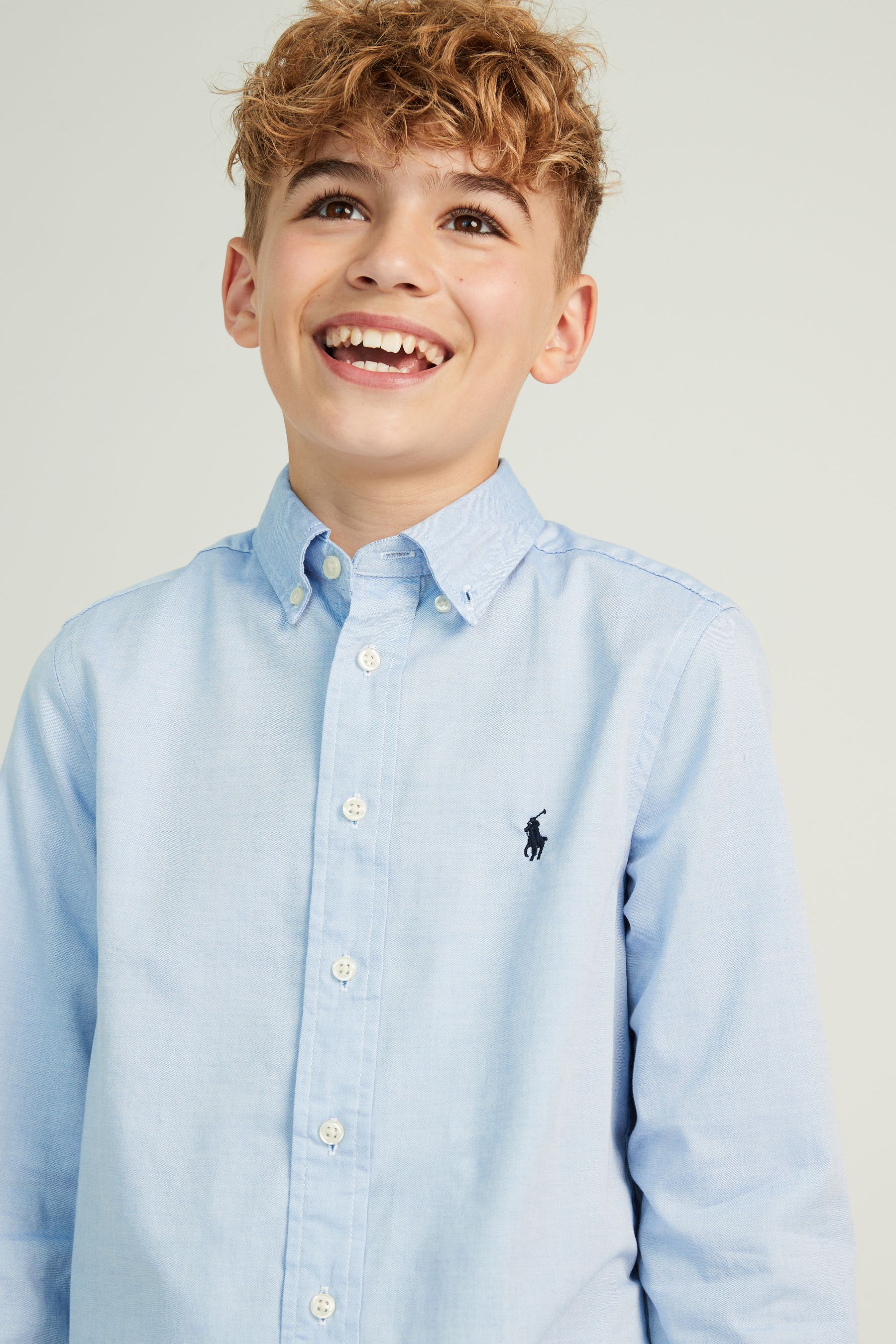 Polo Ralph Lauren Boys Oxford Logo 100 Cotton Shirt