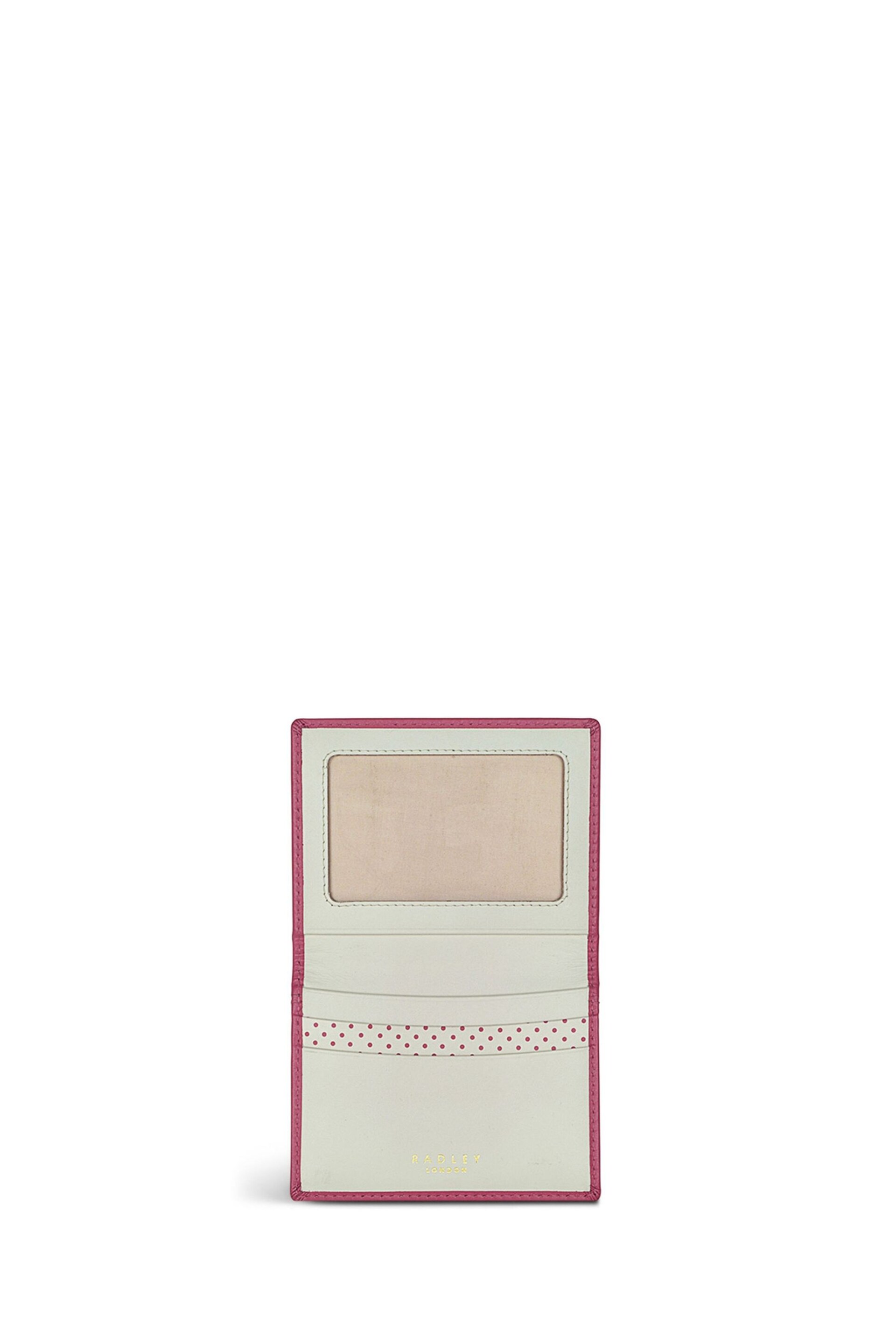 Radley London Pink Heritage Dog Outline Small Cardholder - Image 3 of 4